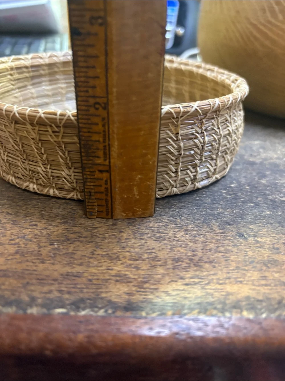 Pine needle basket
